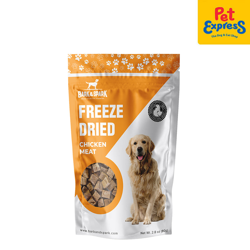 Bark and Spark Freeze Dried Chicken Breast Dog Treats 40g