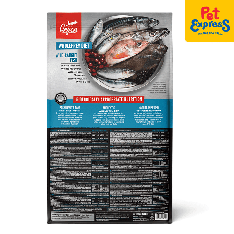 Orijen Six Fish Dry Dog Food 11.4kg Pet Express Pet Express