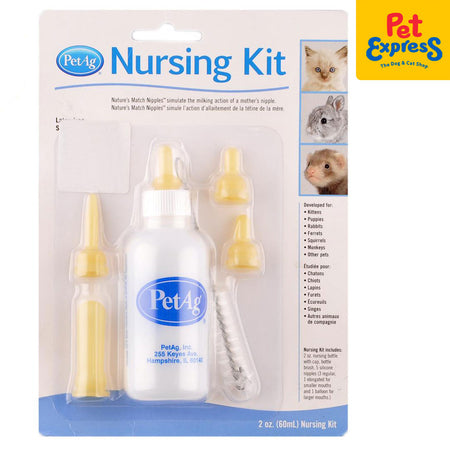PetAg Nursing Kit for Puppy Kitten Small Animals 4 oz.