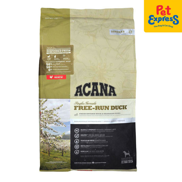 Acana Free Run Duck Dry Dog Food 11.4kg Pet Express Pet Express