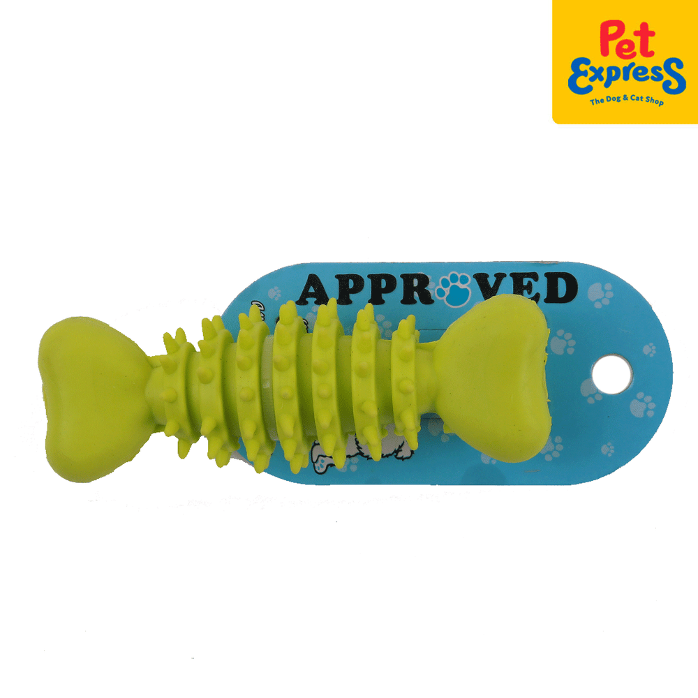 Approved Teether Flat with Spike Dog Toy 4 inches Pet Express