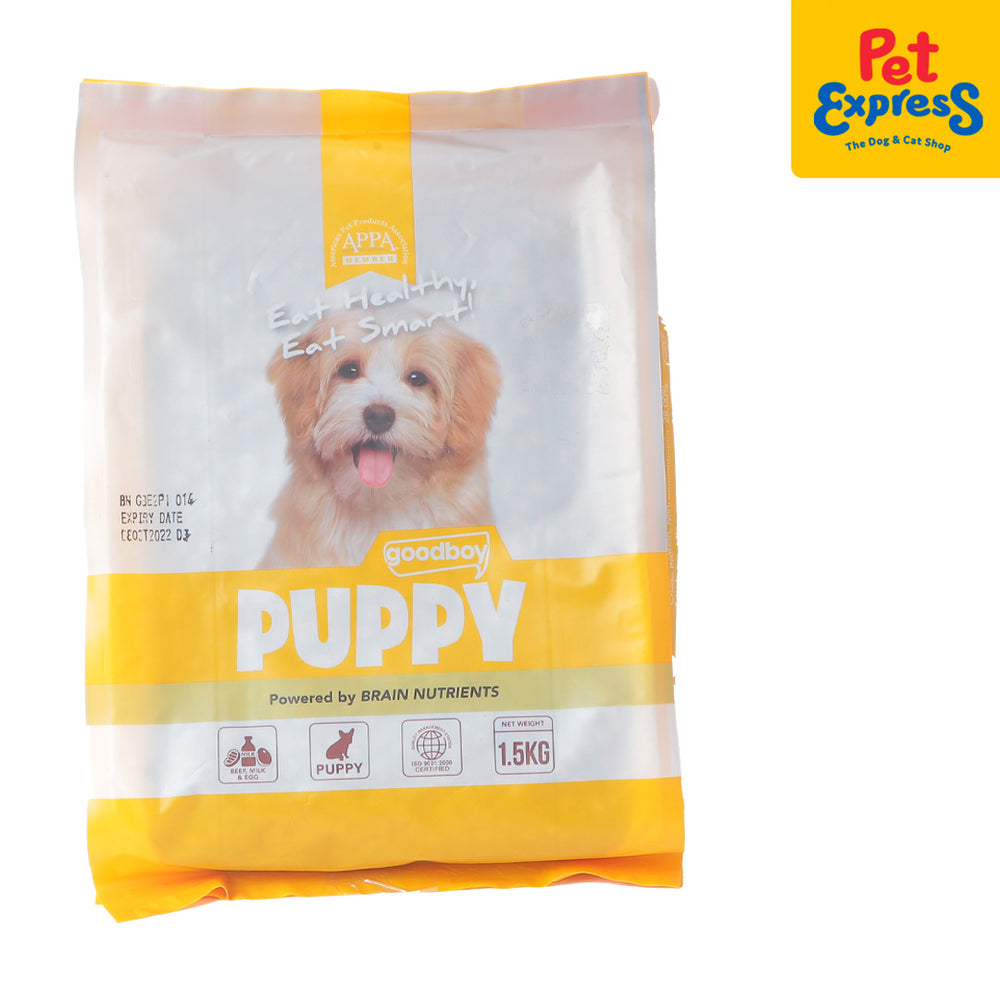 GoodBoy Puppy Beef And Milk Dry Dog Food 1.5kg Pet Express