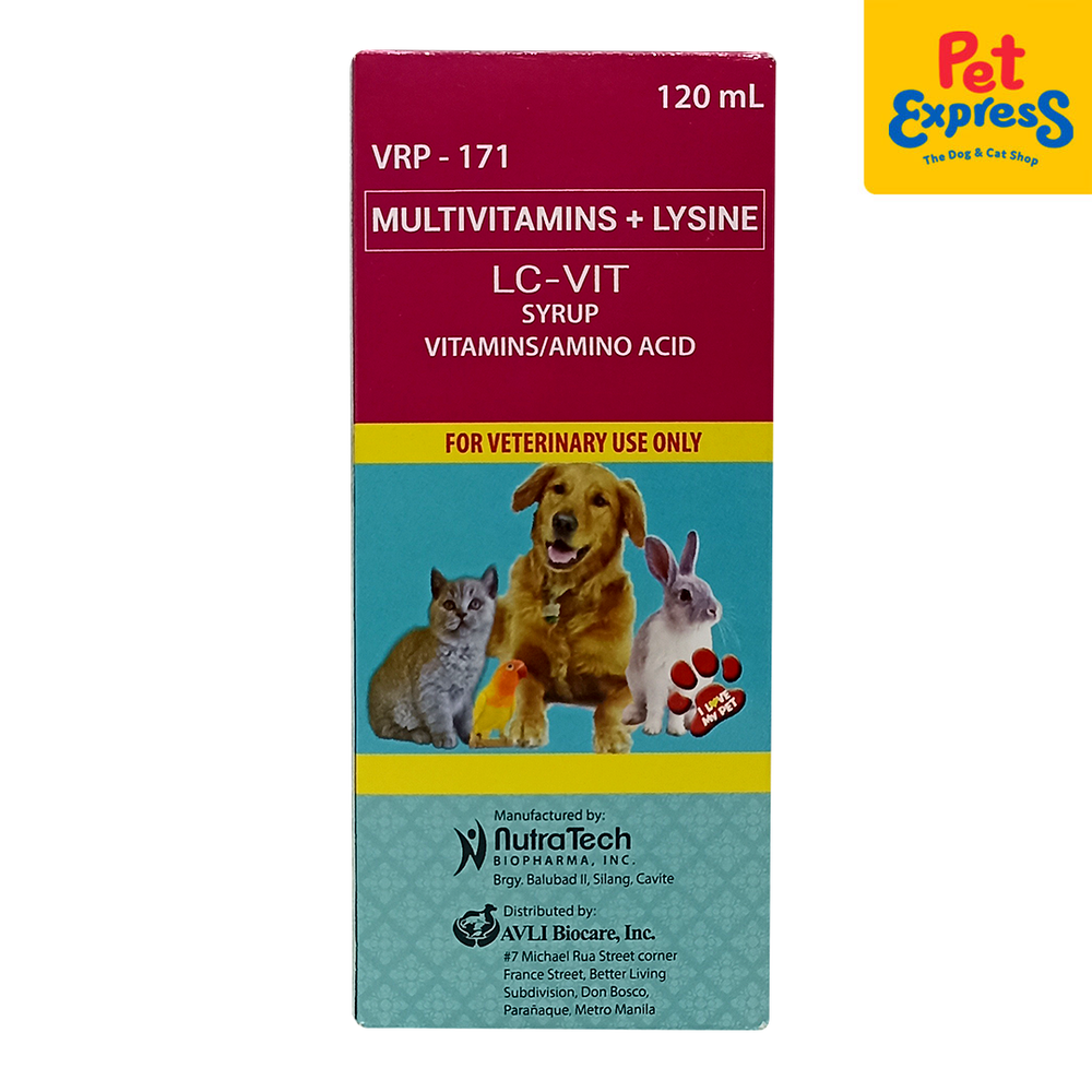 LC Vit Pet Multivitamins in Syrup 120ml Pet Express Pet Express