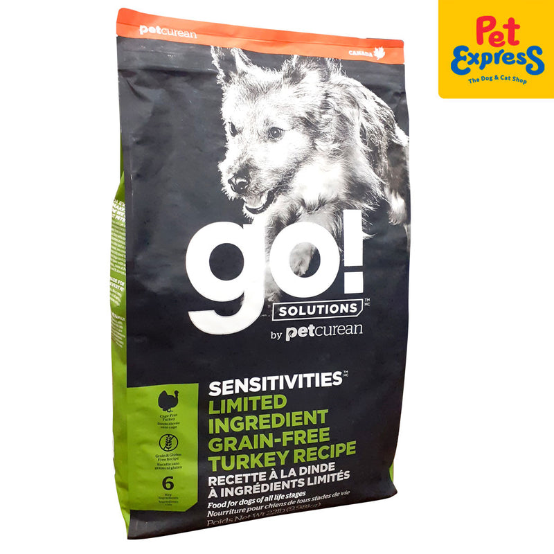 Go! Solutions Sensitivities Limited Ingredient Grain Free Turkey Recipe Dry Dog Food 22lbs