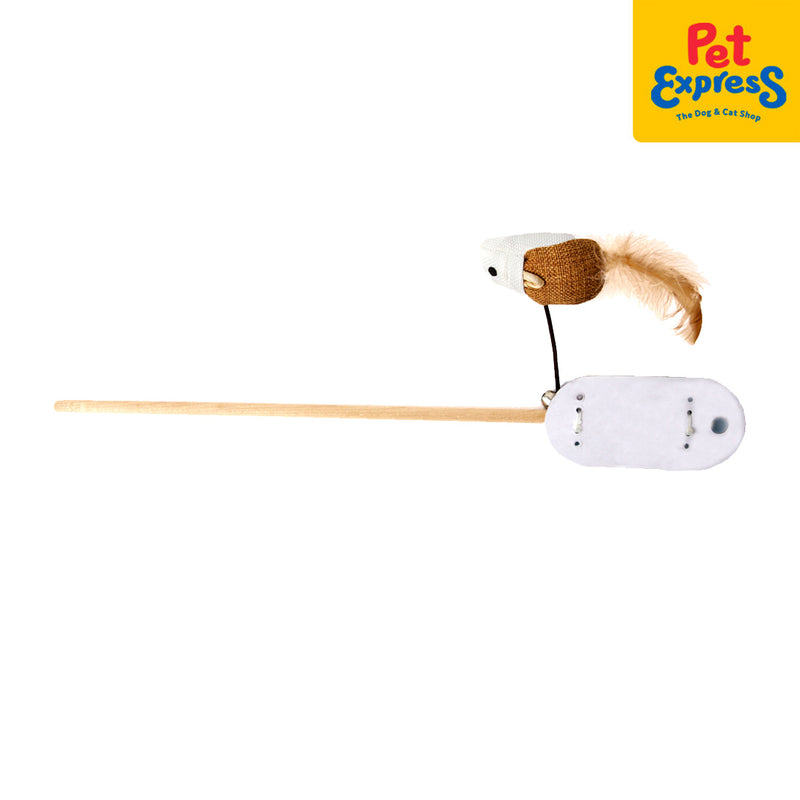 Approved Stick Wooden Handle Cat Toy