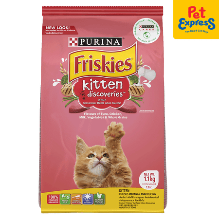 Friskies Kitten Discoveries Dry Cat Food 1.1kg Pet Express