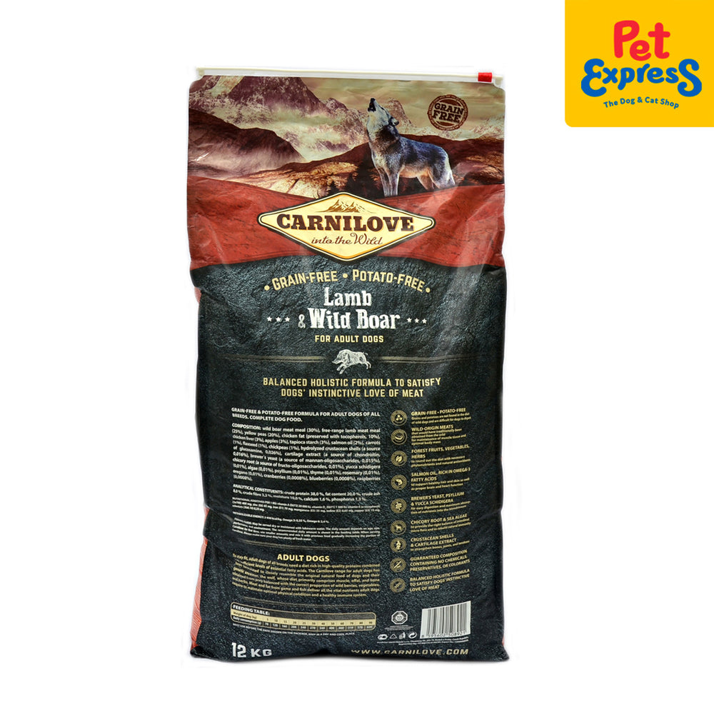 Carnilove Lamb Wild Boar 12kg Pet Express Pet Express