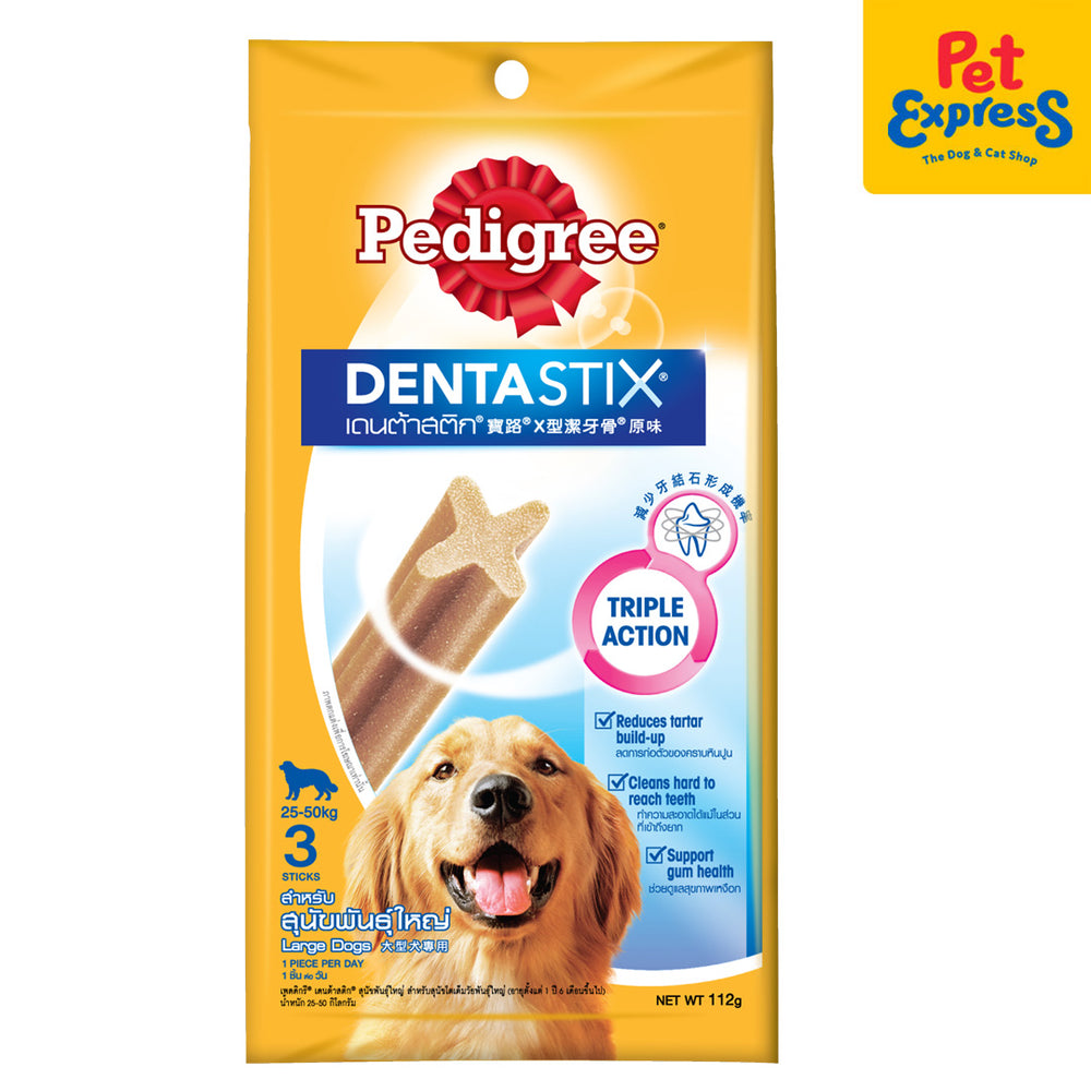 Pedigree Dentastix Large 3 s 112g 2 packs Pet Express