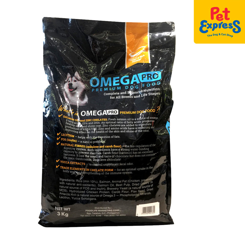 Omega Pro Mini Kibble Dry Dog Food 3kg