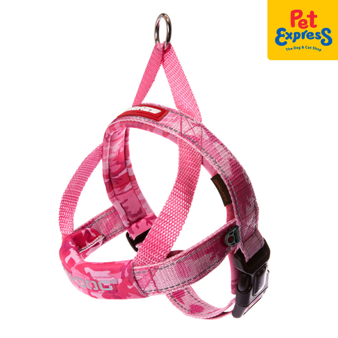 Ezydog Quickfit Dog Harness Extra Large Pink Camouflage