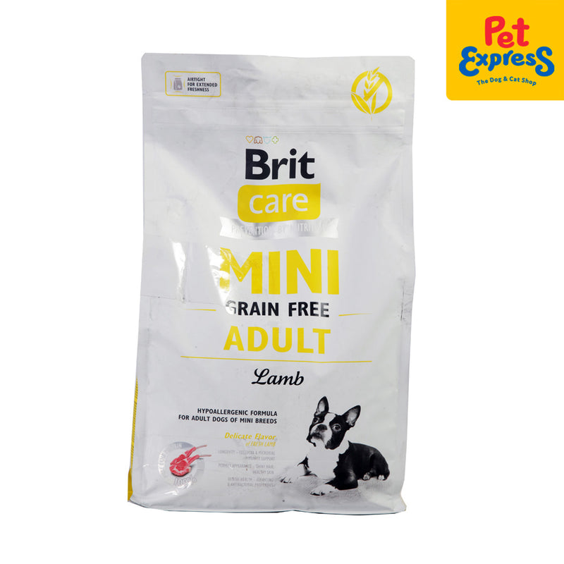 Brit Care Mini Grain Free Adult Lamb Dry Dog Food 2kg