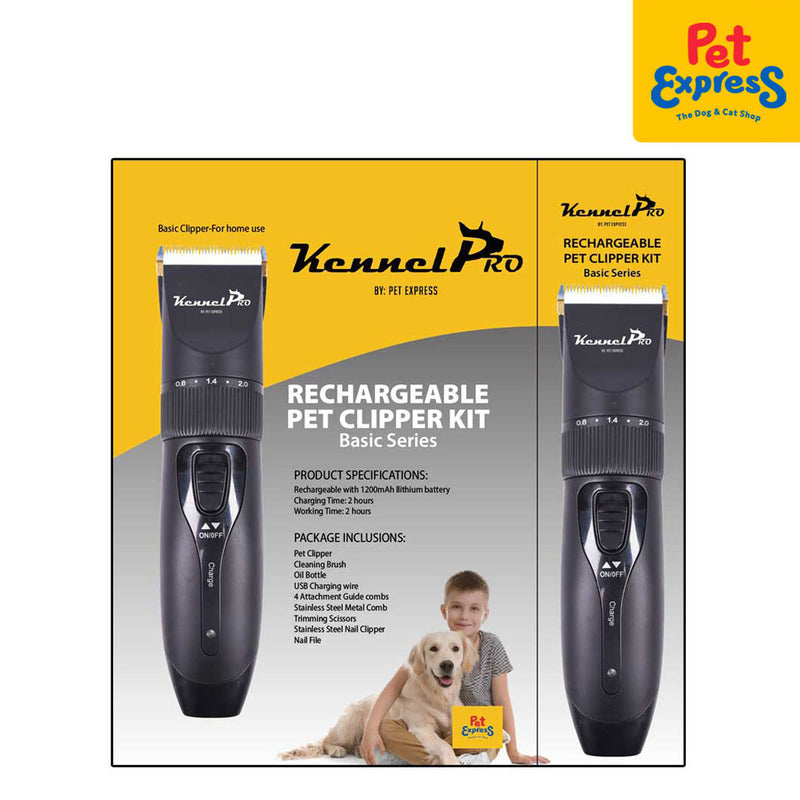 Kennel Pro Rechargeable Pet Clipper with Accessories