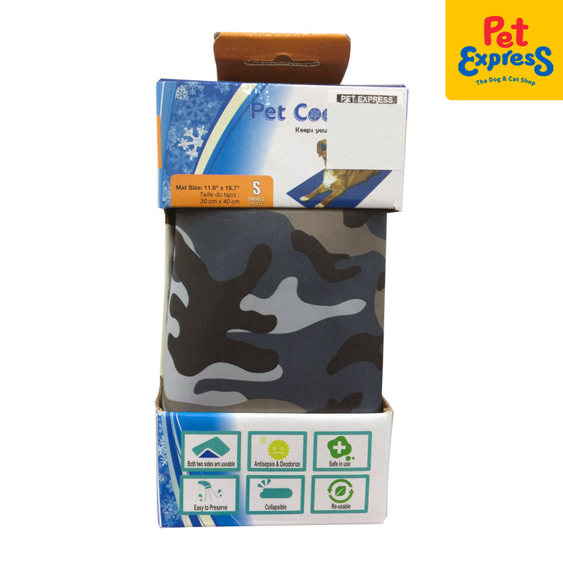 Pet Cool Mat Camouflage 11.8x15.7 Small