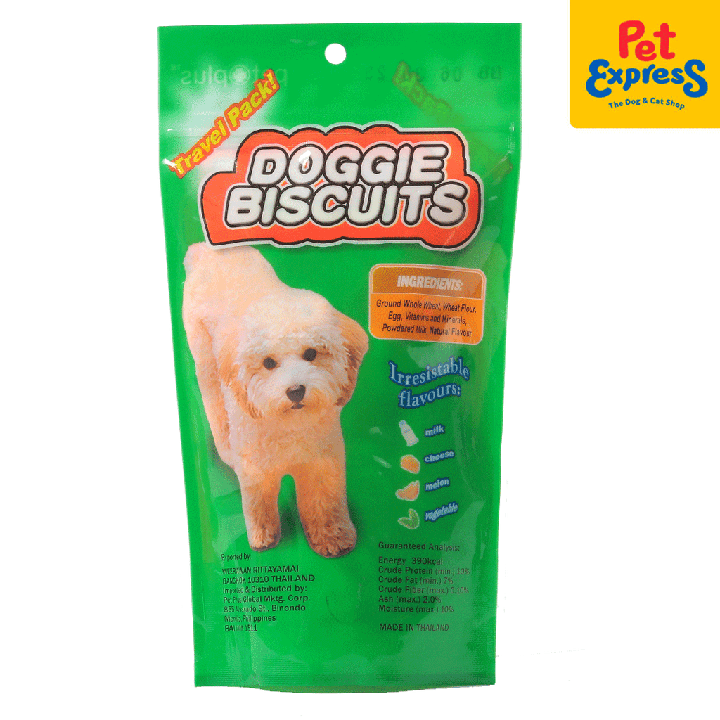 Pet Plus Doggie Biscuits Bone Shape Dog Treats 80g | Pet Express