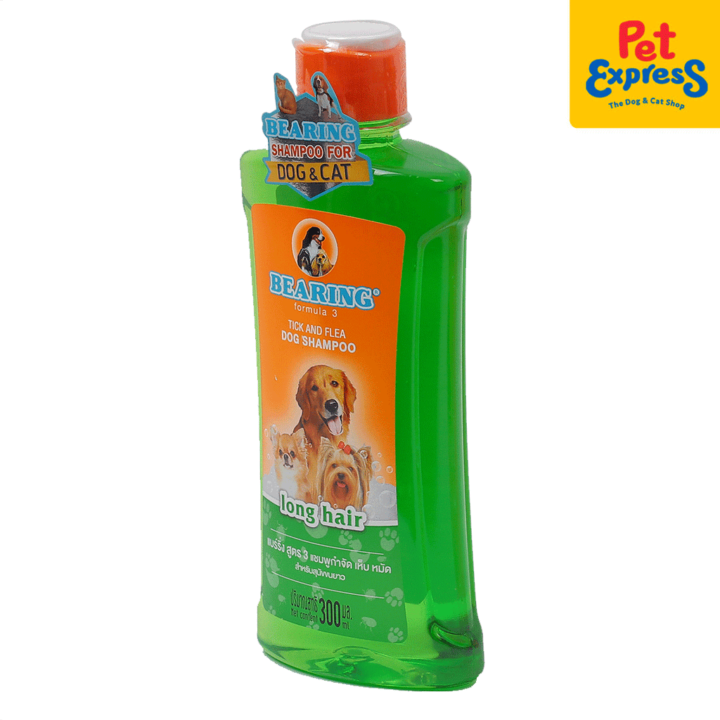 Bearing Anti Tick and Flea Long Hair F3 Pet Shampoo 300ml