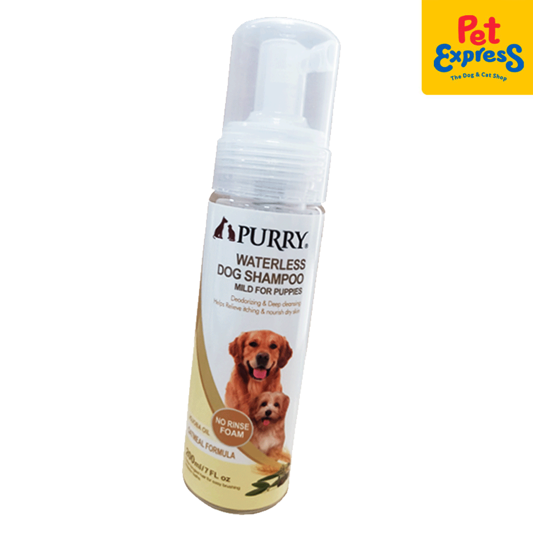 Purry Waterless Dog Shampoo 200ml Pet Express