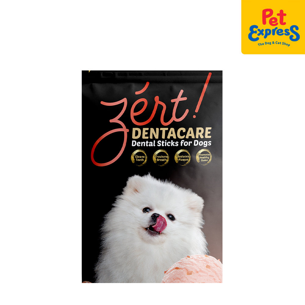 Zert Dentacare Strawberry Gelato Dog Treats 55g Pet Express