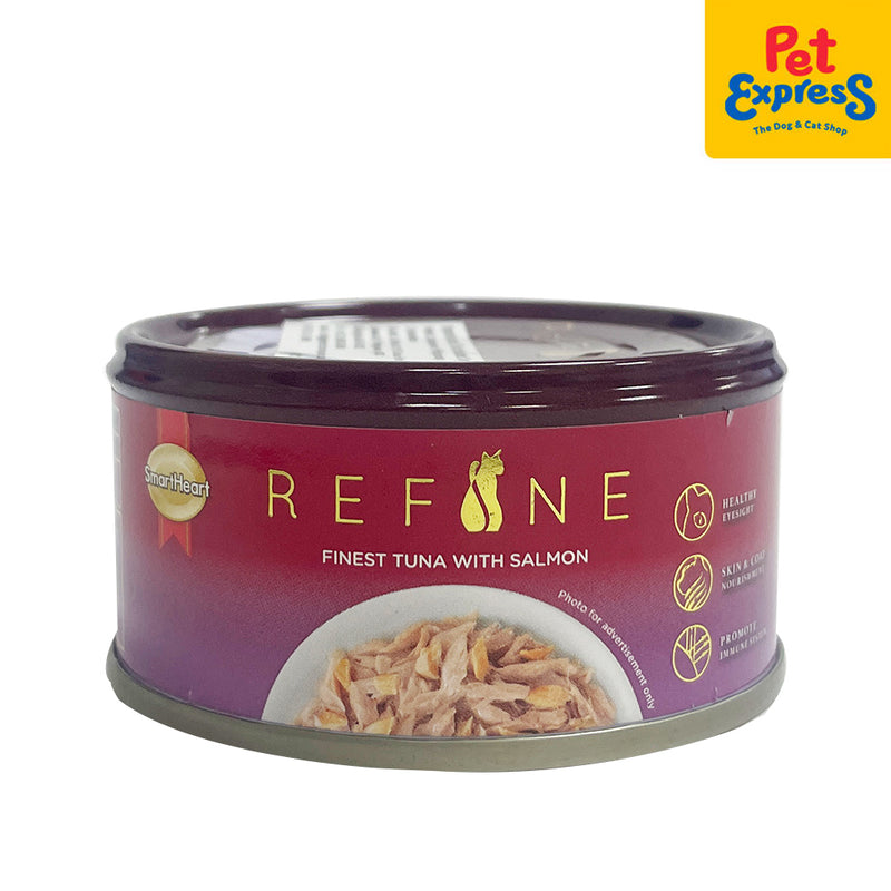 SmartHeart Refine Tuna Salmon Wet Cat Food 80g (12 cans)